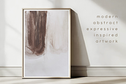 BROWN AND WHITE EXPRESSIVE ART, a Texture Illustration by identity.ART (Thumbnail 2 of 7)