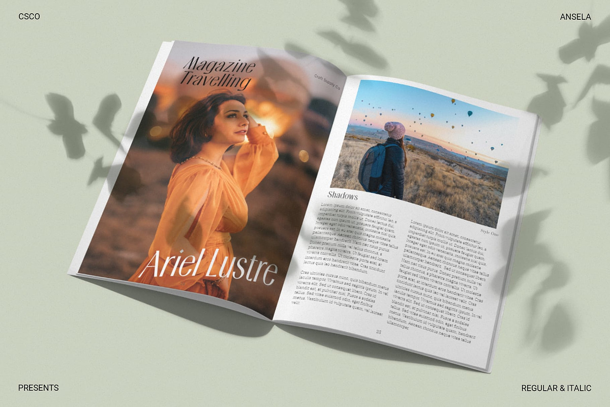 Ansela – Elegant Sans, a Sans Serif Font by Craft Supply Co. (Photo 6 of 8)