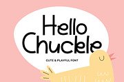 Hello Chuckle - Sweet Playful Font, a Sans Serif Font by Imoodev (Thumbnail 1 of 5)