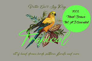 Tropical Vintage Vector Collection