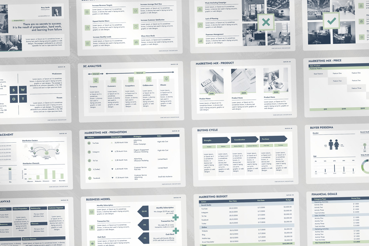 30-60-90 Day Sales Plan Presentation, a Presentation Template by JetzTemplates (Photo 4 of 5)
