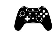 set of gaming controller silhouettes, an Illustration by Amazin_art (Thumbnail 9 of 41)