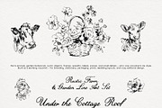 Under the Cottage Roof: Line Art, an Animal Illustration by Purple (Thumbnail 6 of 16)