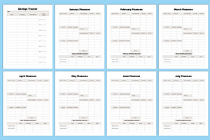 Personal Finance Planner Canva