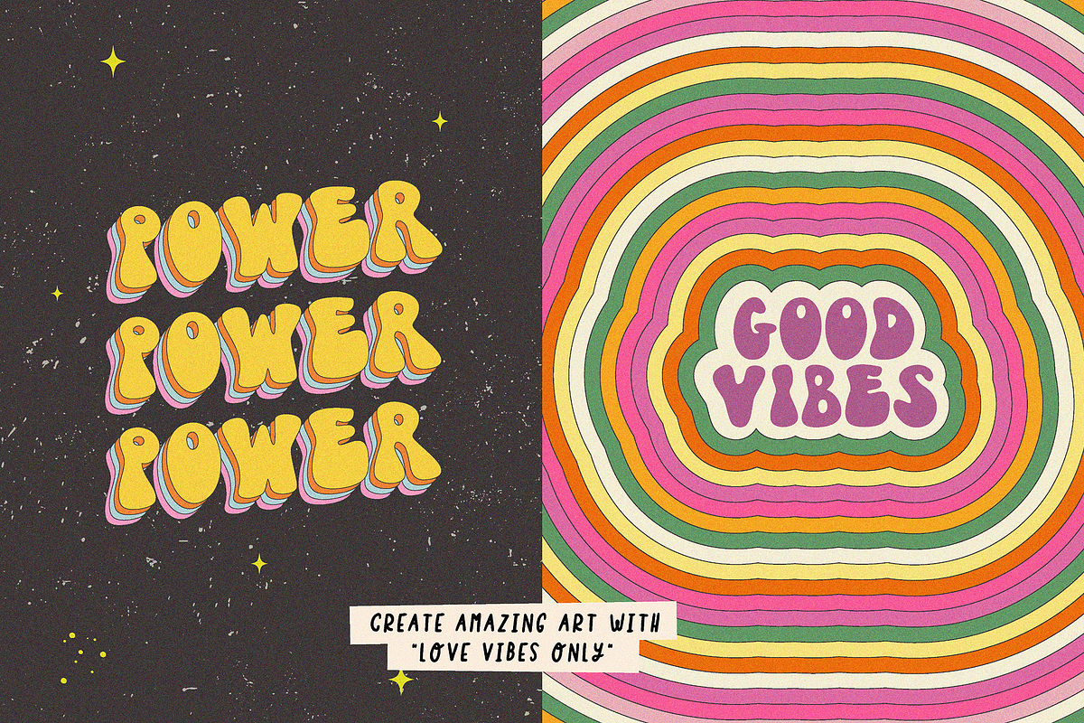 LOVE VIBES, a Blackletter Font by Maria Feliz Fonts (Photo 8 of 9)