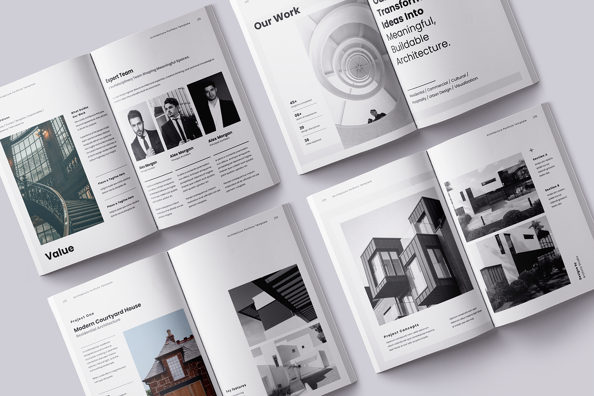 Architecture Portfolio, a Brochure Template by ArtisticLand (Photo 6 of 12)