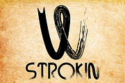 STROKIN, a Font by AdultHumanType (Thumbnail 1 of 2)