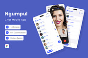 Ngumpul - Chat Mobile App, an App Template by trabaskriya (Thumbnail 1 of 5)