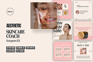 Aesthetic Skincare Coach Template