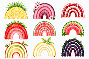Juicy Fruit Rainbows Watercolor PNG, a Food Illustration by Whimsy Brush Studio (Thumbnail 5 of 10)