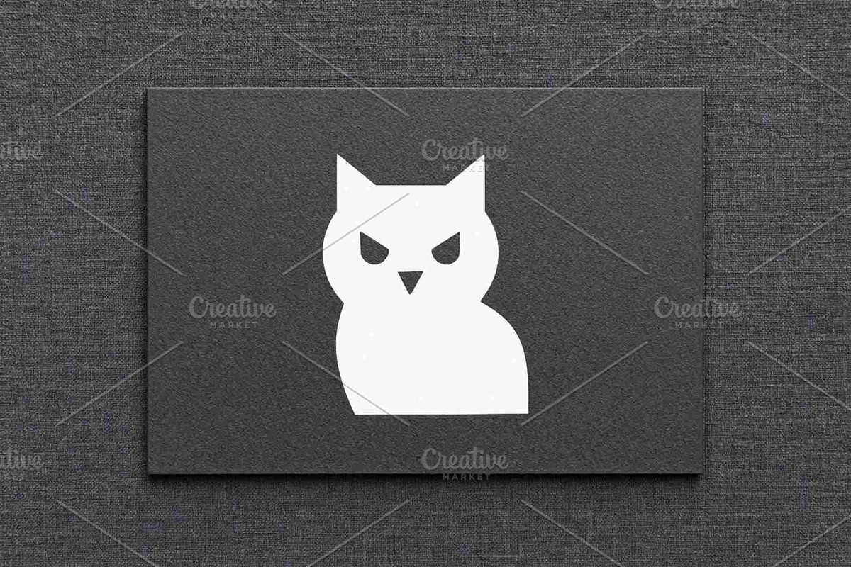 Grumpy Cat Silhouette, an Animal Illustration by Vectorium Studio (Photo 4 of 4)