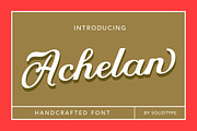 Achelan Script, a Script Font by Solidtype (Thumbnail 1 of 7)