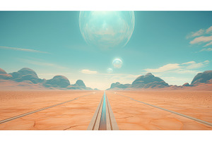 technology futuristic road, a Transportation Photo by pikepicture