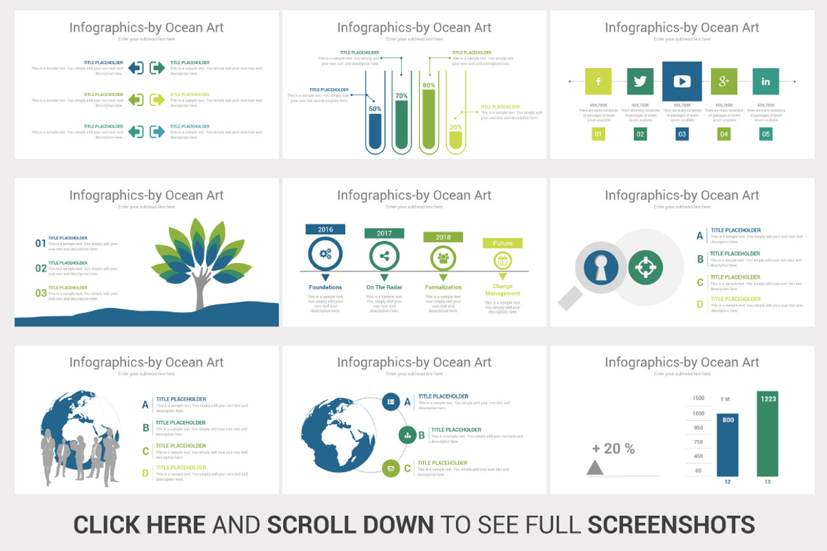 60% OFF - Infographics PowerPoint, a Presentation Template by OceanArt (Photo 42 of 55)