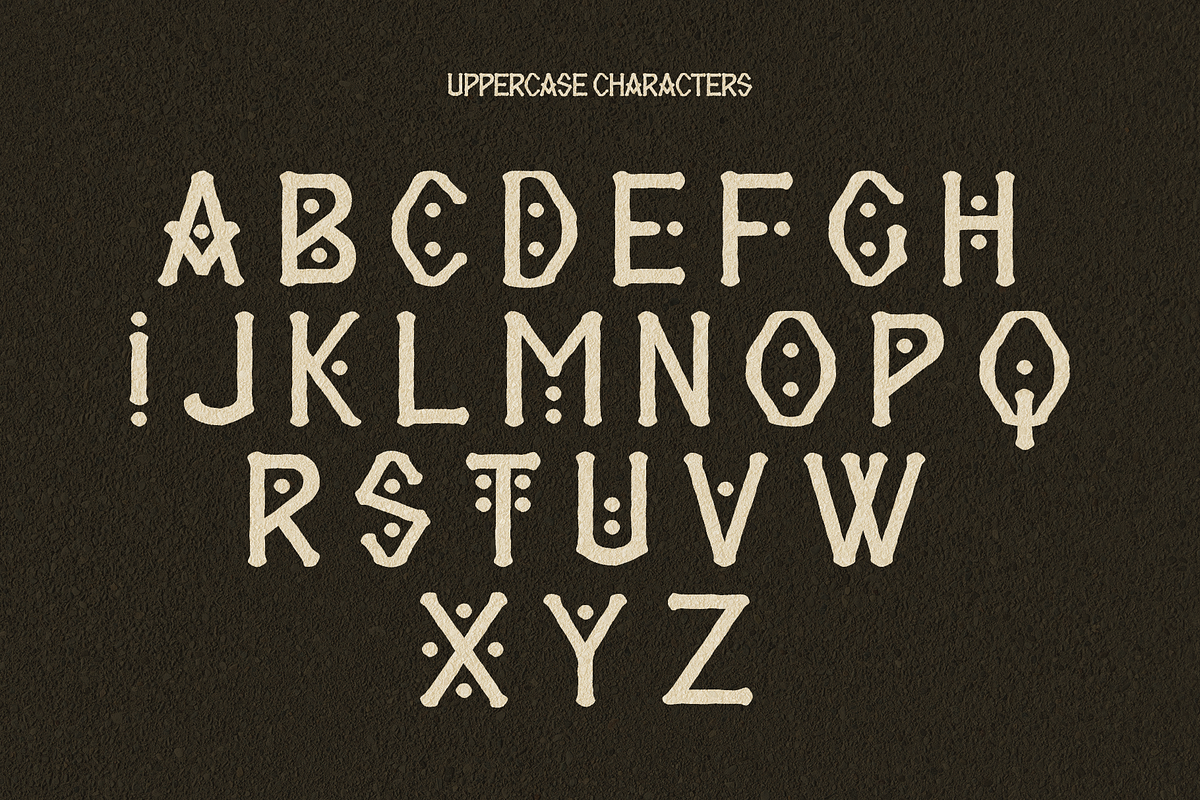 Sawa Erma – A Totemic Typeface, a Handwritten Font by Inviline.co (Photo 4 of 15)
