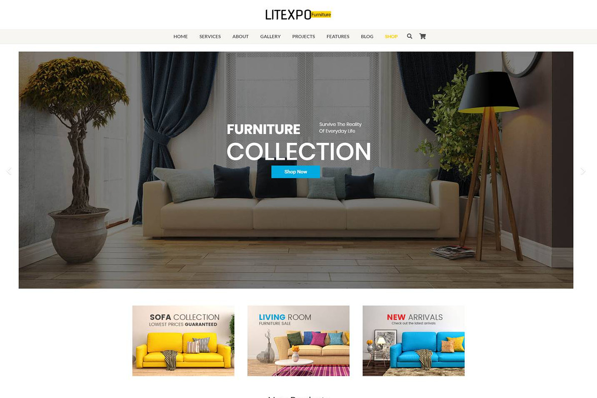 Litexpo - Furniture & Business, a WordPress Template by Cherry Wordpress Theme (Photo 9 of 10)