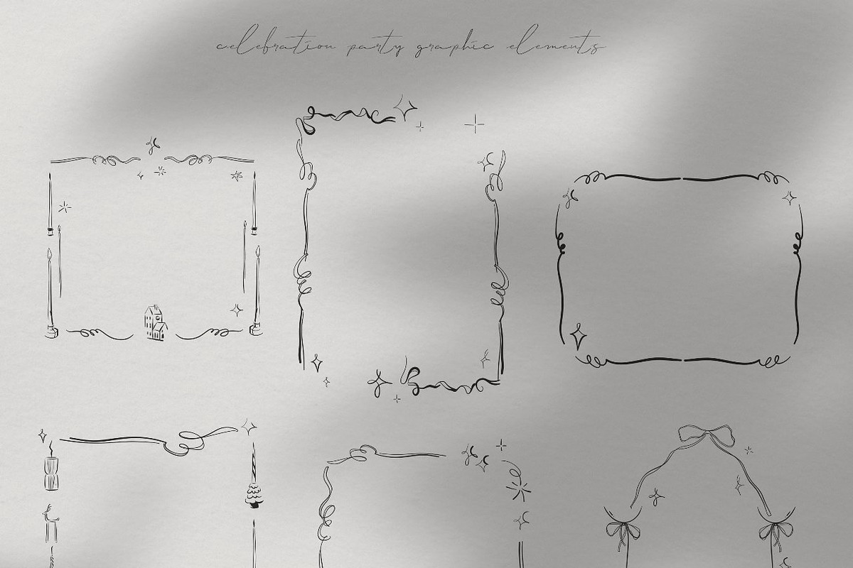 Celebration party graphic collection, an Object Graphic by Anastasy_helter (Photo 12 of 16)