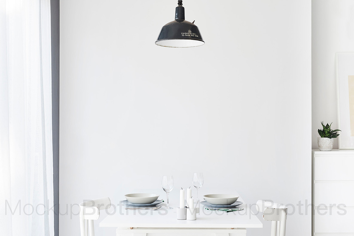 Dining room mockup mock up 23, a Print Template by MockUpBrothers (Photo 2 of 5)