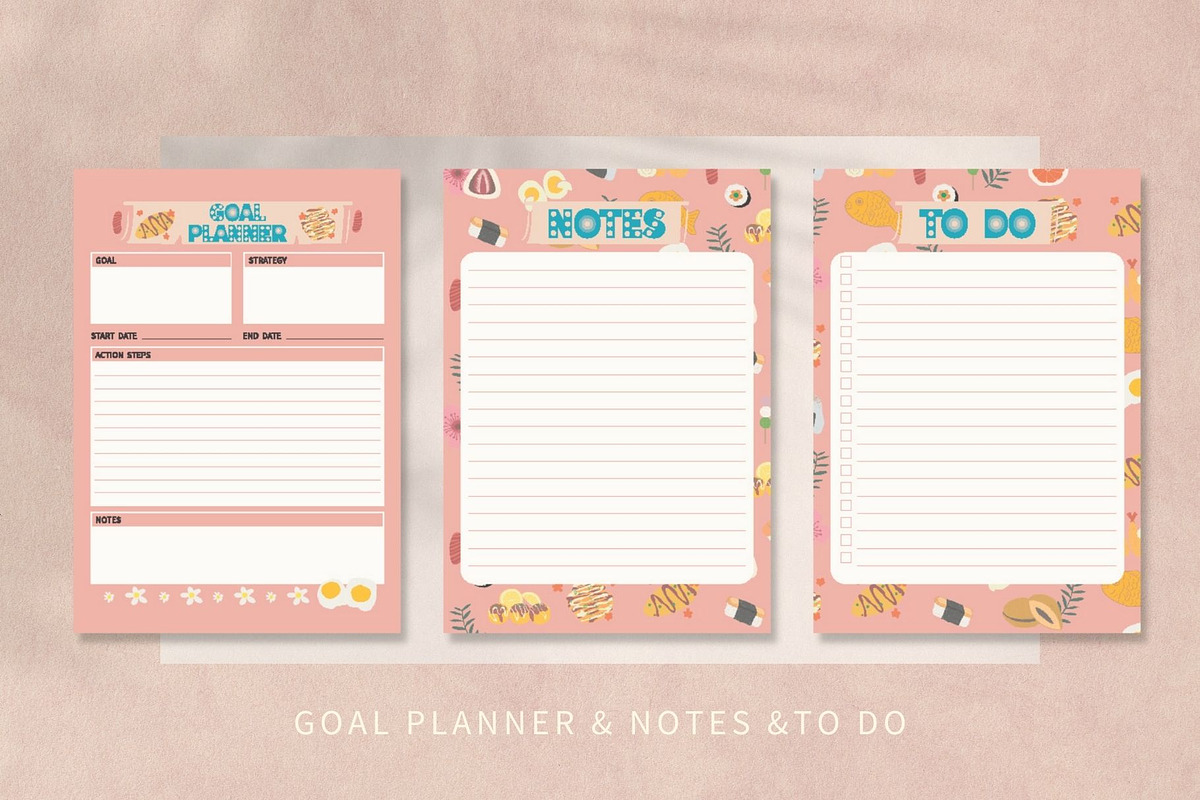 Planner Bundle Templates, a Stationery Template by Yiru Chen Studio (Photo 5 of 7)