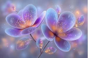 The beauty of pink flowers with, a Nature Photo by ZinetroN
