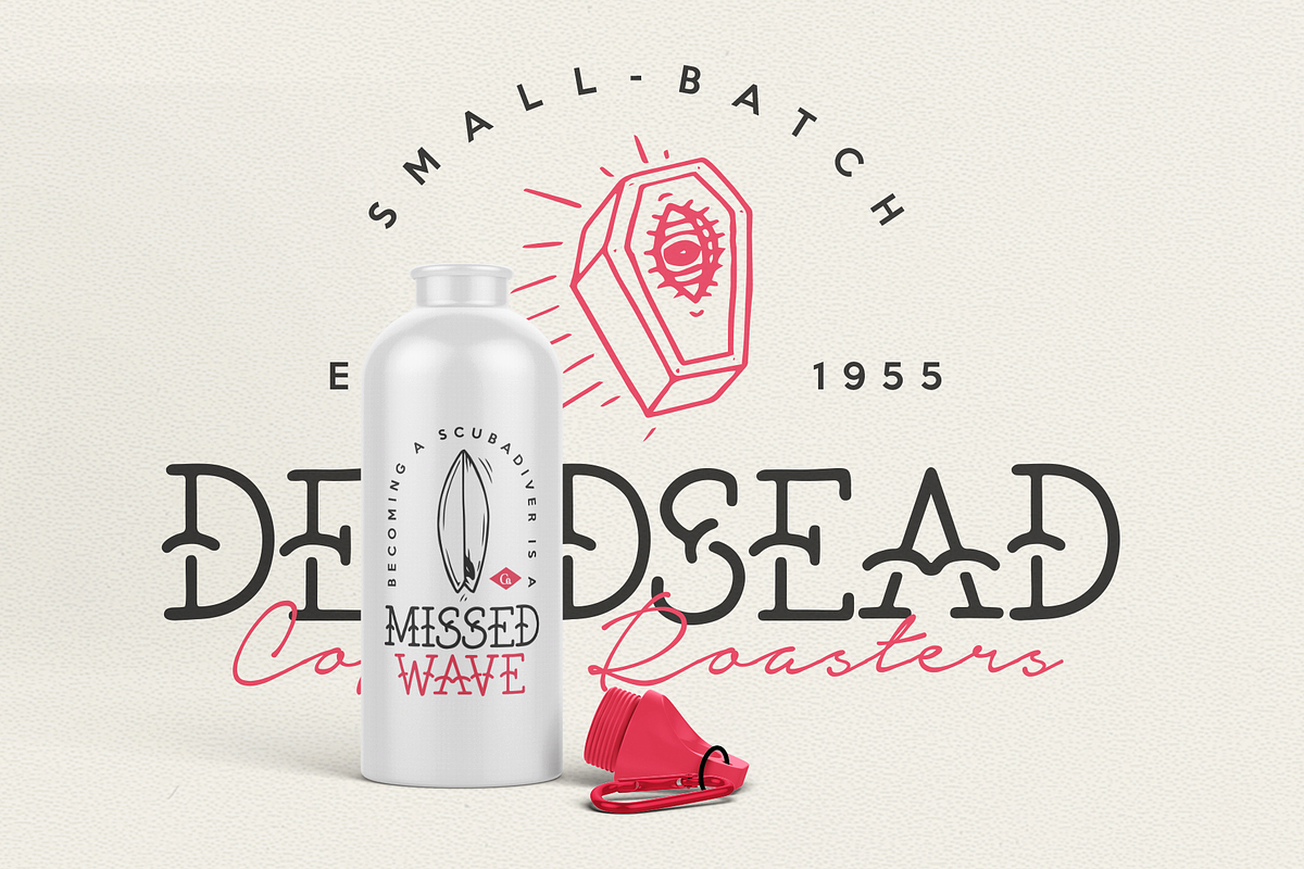 The Bearded Sailor - Tattoo Font preview 6