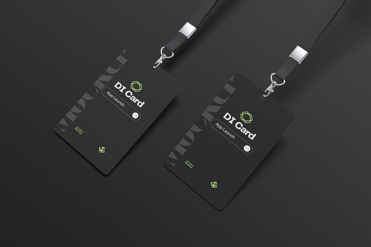ID Card Mockup, an Advertising Mockup by Pikachudesign (Photo 3 of 5)