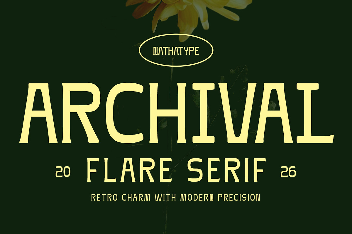 Archival, a Serif Font by Nathatype (Photo 1 of 11)