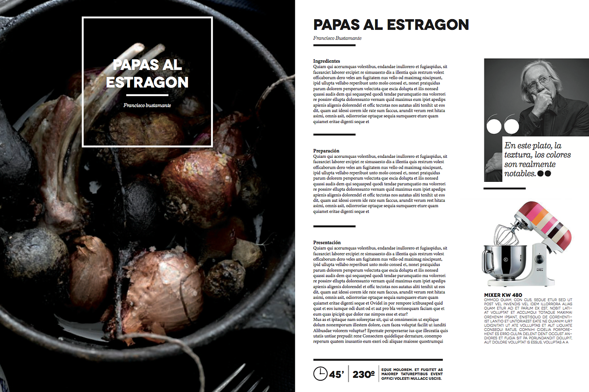 Indesign CookBook Template, a Brochure Template by Cristian Villegas Studio (Photo 5 of 6)