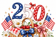 America 250th anniversary PNG bundle, a Decorative Illustration by HeavensStar (Thumbnail 14 of 16)