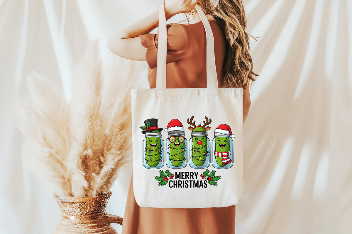 Christmas Pickles PNG, an Illustration by Craft Nest (Photo 4 of 6)