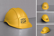 Construction Helmet Mockup, an Advertising Mockup by swsi-studio (Thumbnail 1 of 5)
