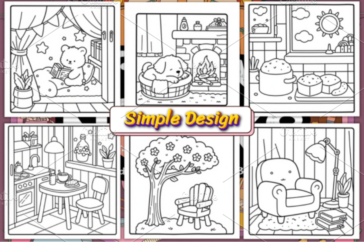 Bold and Easy Cozy Nooks, a Decorative Illustration by Ink Gallery (Photo 3 of 4)