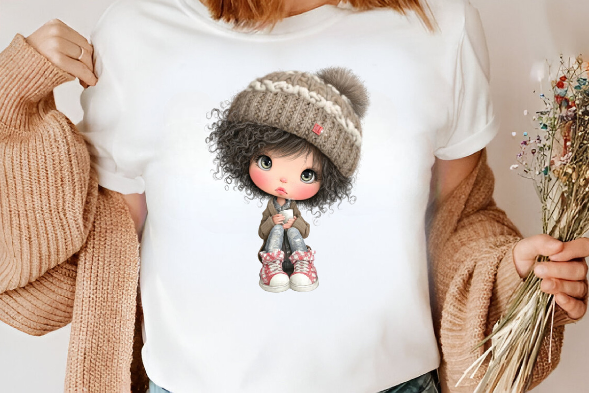 Watercolor Winter Kids Clipart, an Illustration by Canvas Craft (Photo 6 of 8)