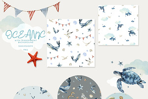 Sea Patterns Kids Graphic Collection