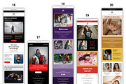 Mailchimp Email Template Bundle, an Email Template by QuickArtisan (Thumbnail 6 of 10)
