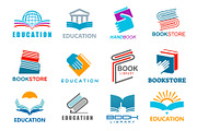Book store, education icons, an Education Illustration by Vector Tradition (Thumbnail 3 of 3)