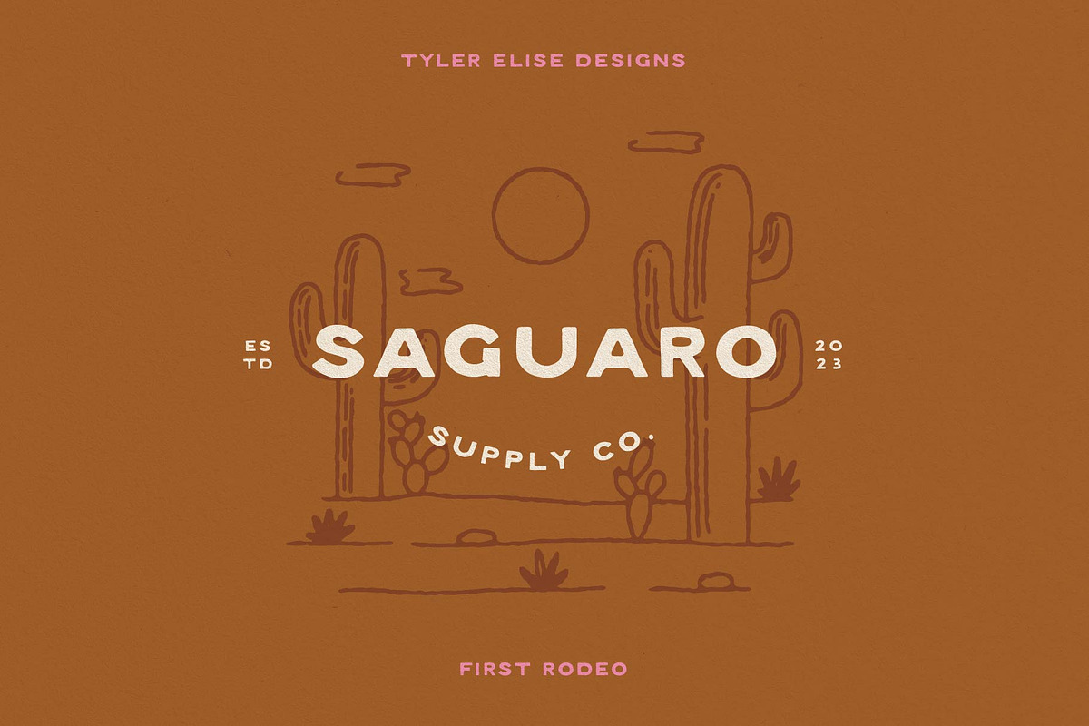 FIRST RODEO by Tyler Elise, a Sans Serif Font by tylerelise (Photo 6 of 6)
