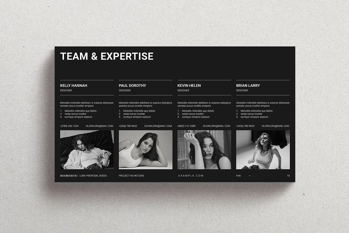 Minimal Proposal Presentation, a Presentation Template by Olion Lora (Photo 6 of 12)