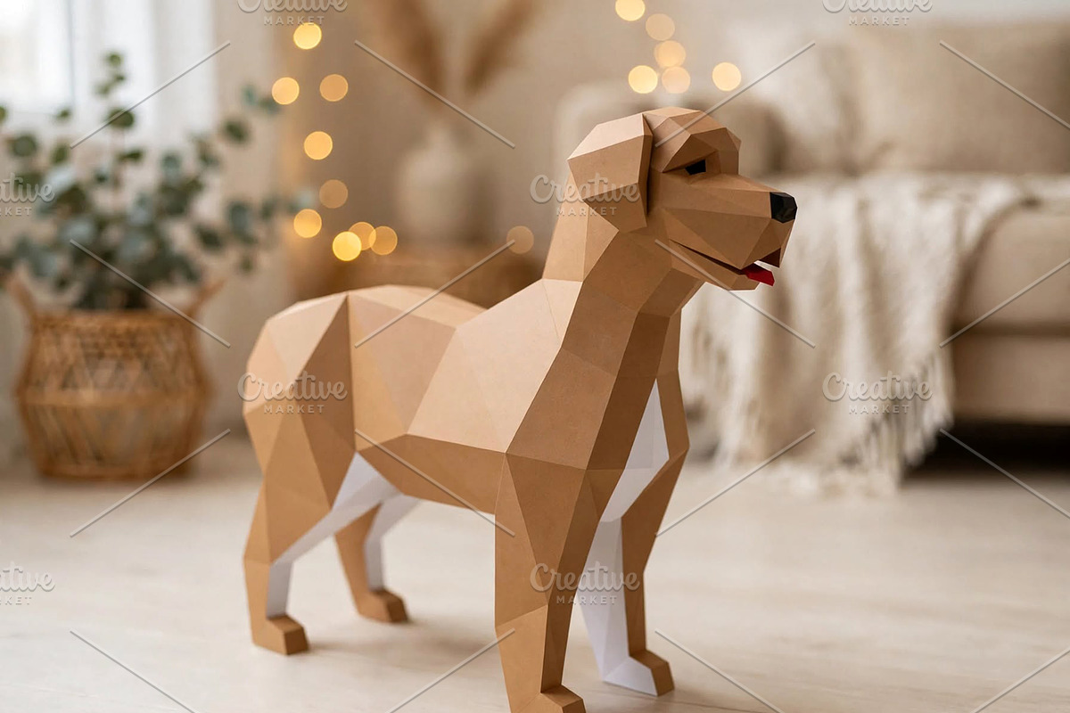 Mastiff cane corso - 3d papercraft, a Card Template by PAPER amaze (Photo 5 of 5)