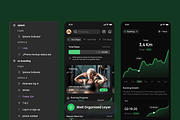 Fitness and Health Mobile App, a Websites & App Template by SLAB! Design (Thumbnail 3 of 4)