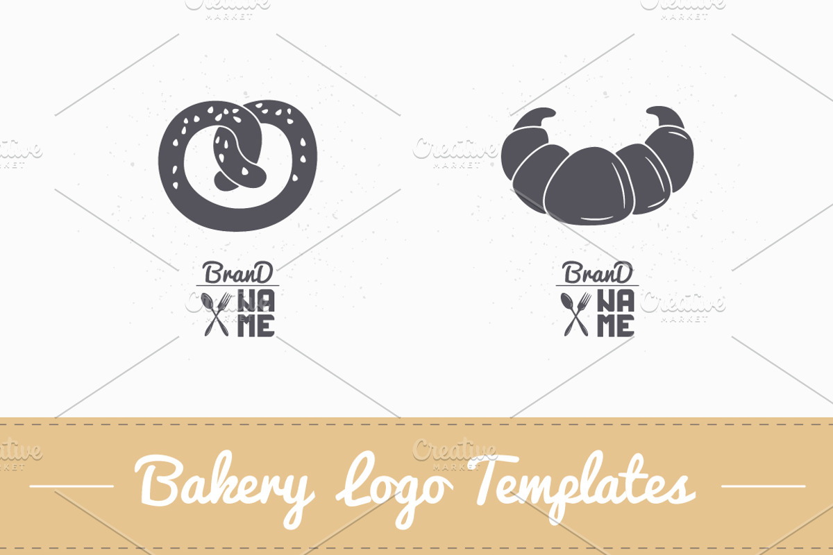 4 Bakery Logos, a Branding & Logo Template by Zhemchuzhina (Photo 3 of 4)