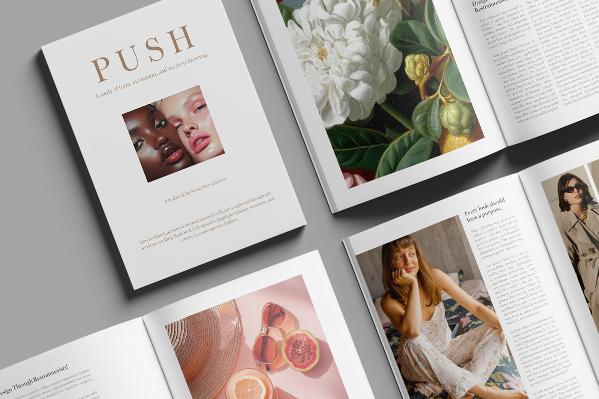 Editorial Lookbook Brochure Template, a Brochure Template by Artisan Vibes (Photo 9 of 9)