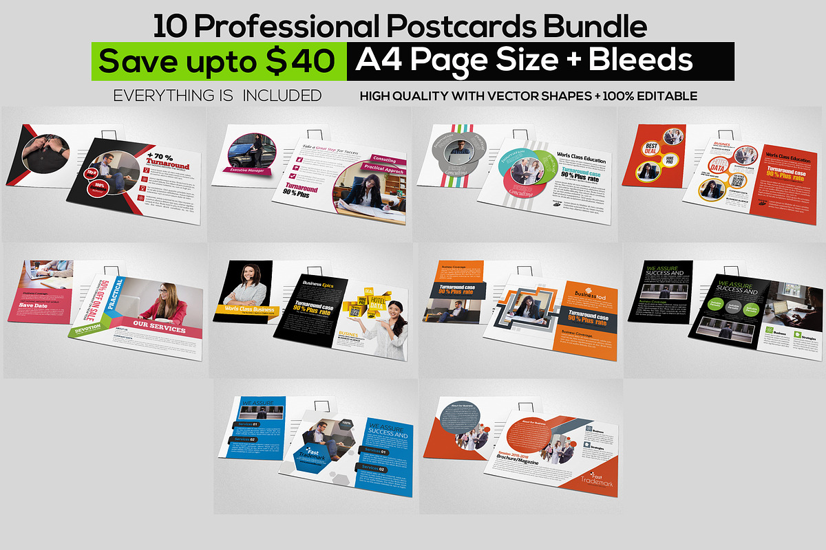 115 Print Templates Big Bundle, a Flyer Template by Business Flyers (Photo 10 of 14)