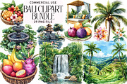 Bali Clipart Bundle, an Illustration by Daily.Designs (Thumbnail 1 of 5)