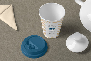 9oz Takeaway Coffee Cup Mockups