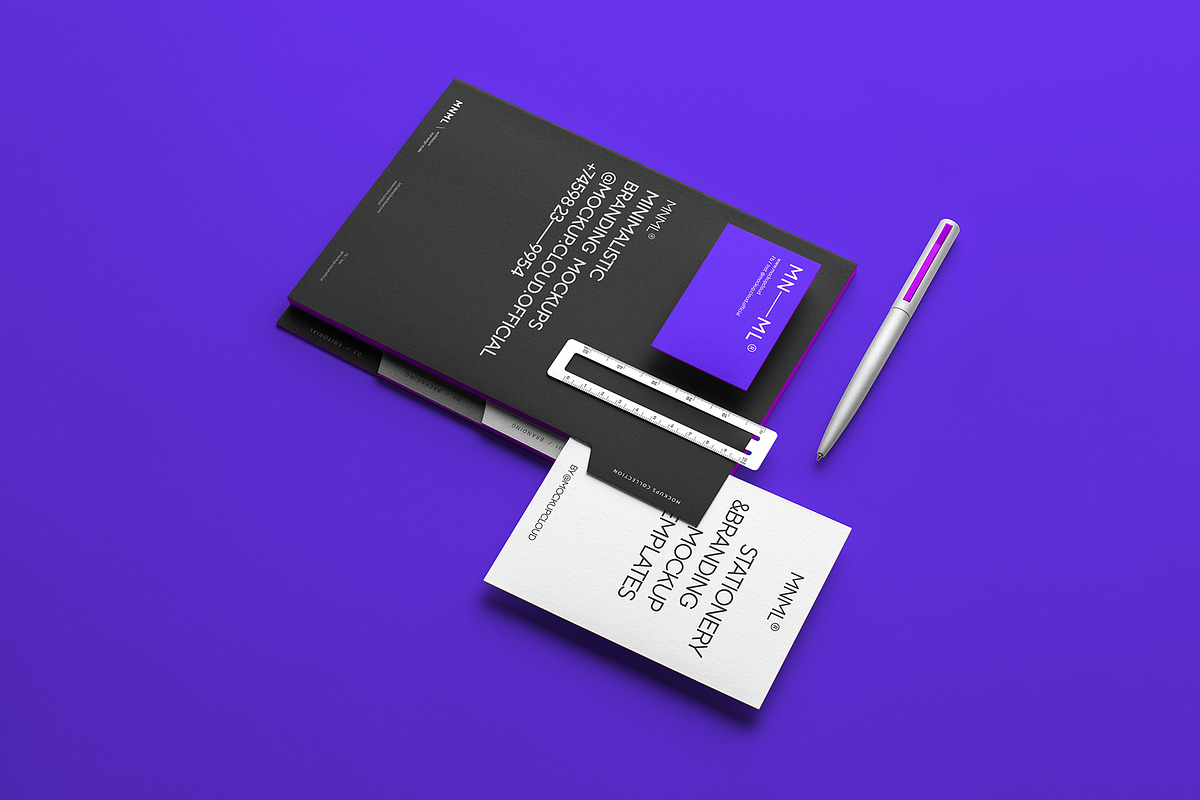 MNML / Branding Mockup Kit, a Product Mockup by Mockup Cloud (Photo 5 of 23)