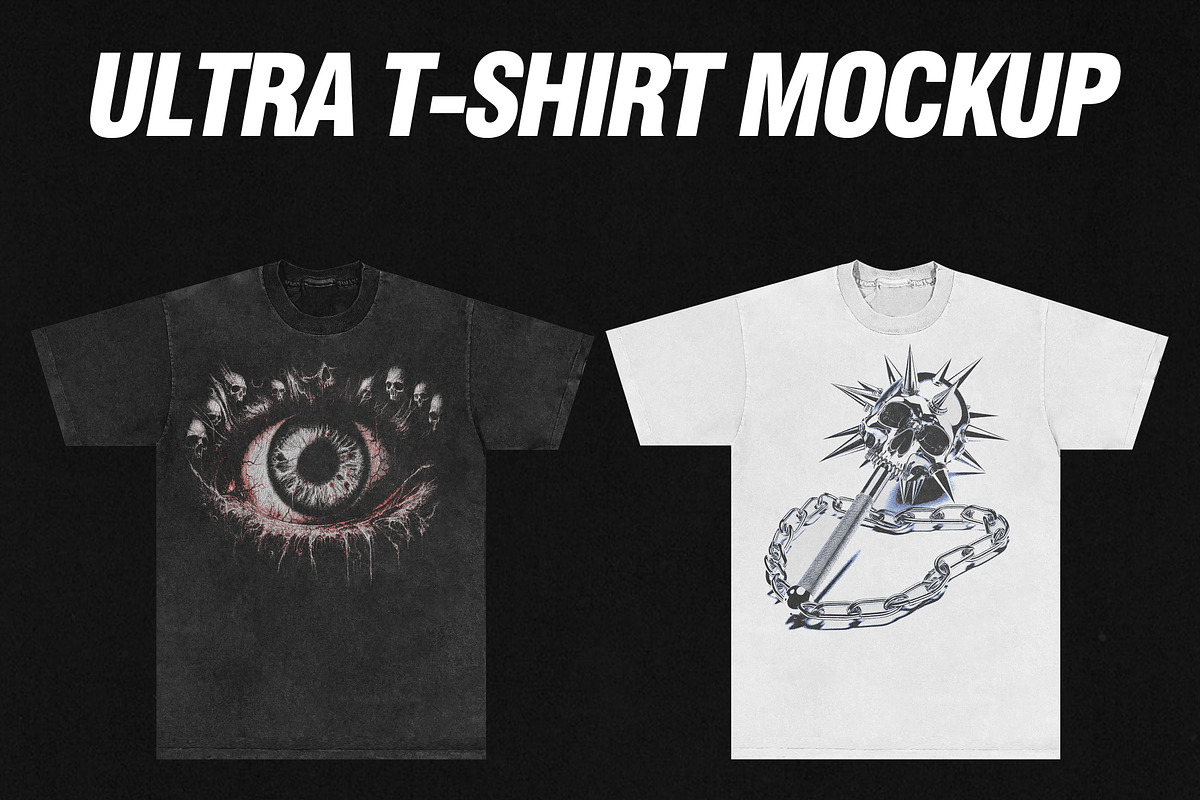 Ultra T-Shirt Mockup By 28Bloc, a Shirt Mockup by 28Bloc Shop Assets (Photo 2 of 4)