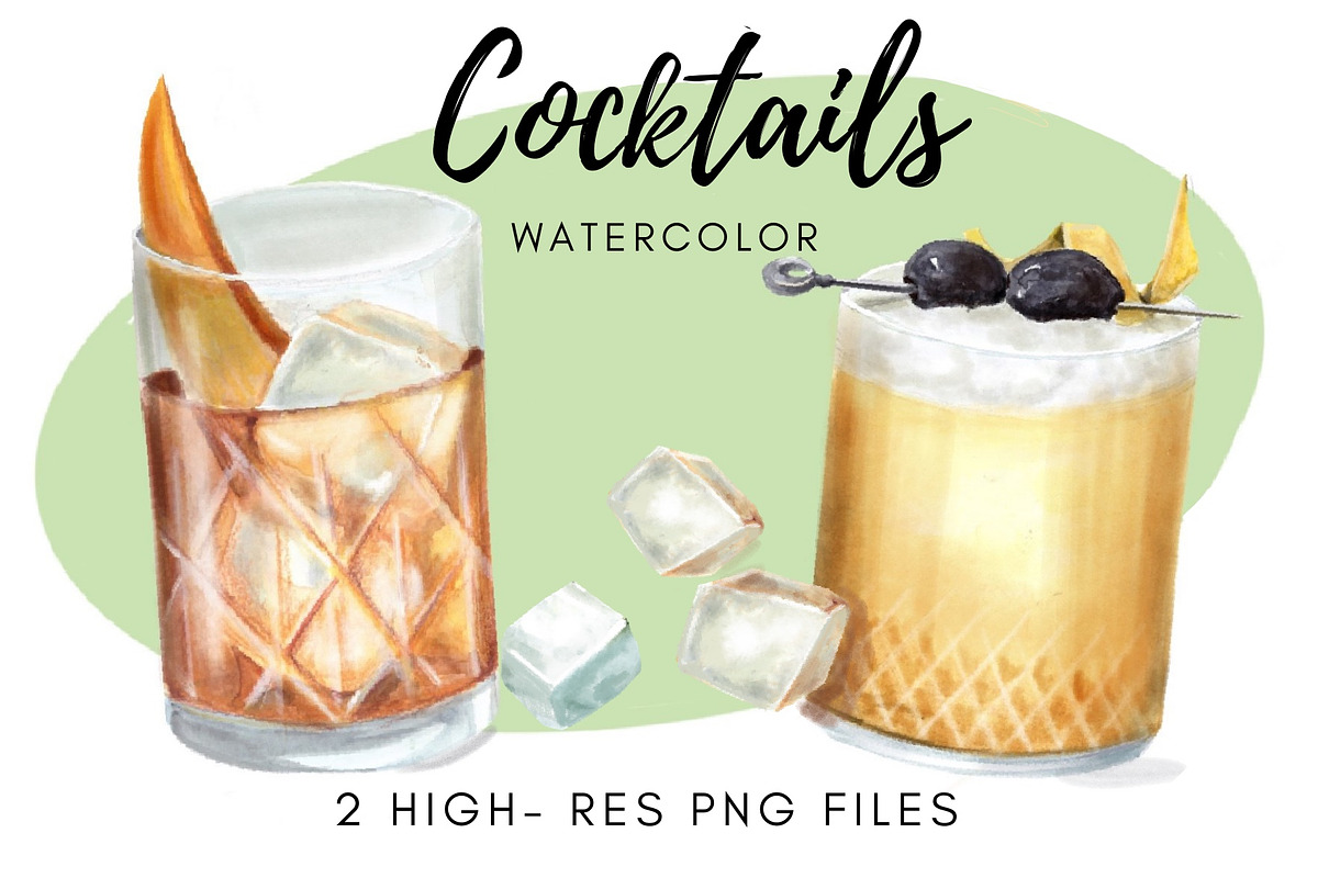 watercolour cocktails, a Graphic by MumAndMe (Photo 1 of 2)