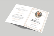 Funeral Program with Deco Border, a Flyer Template by BrandPacks (Thumbnail 5 of 8)