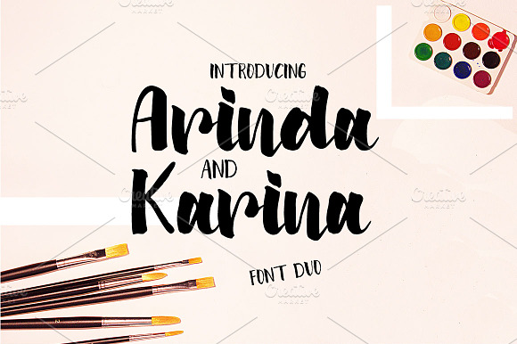 Arinda & Karina | Font Duo preview 8